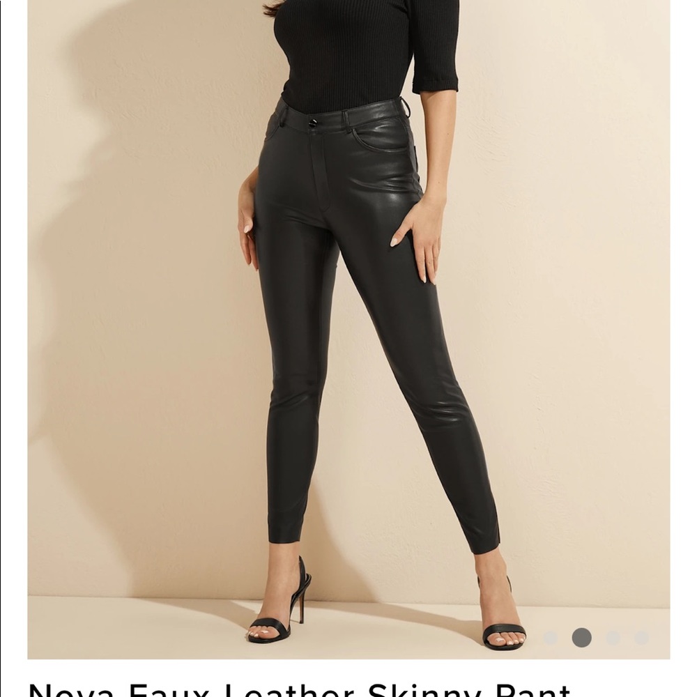 Marciano Faux Leather Skinny Pants